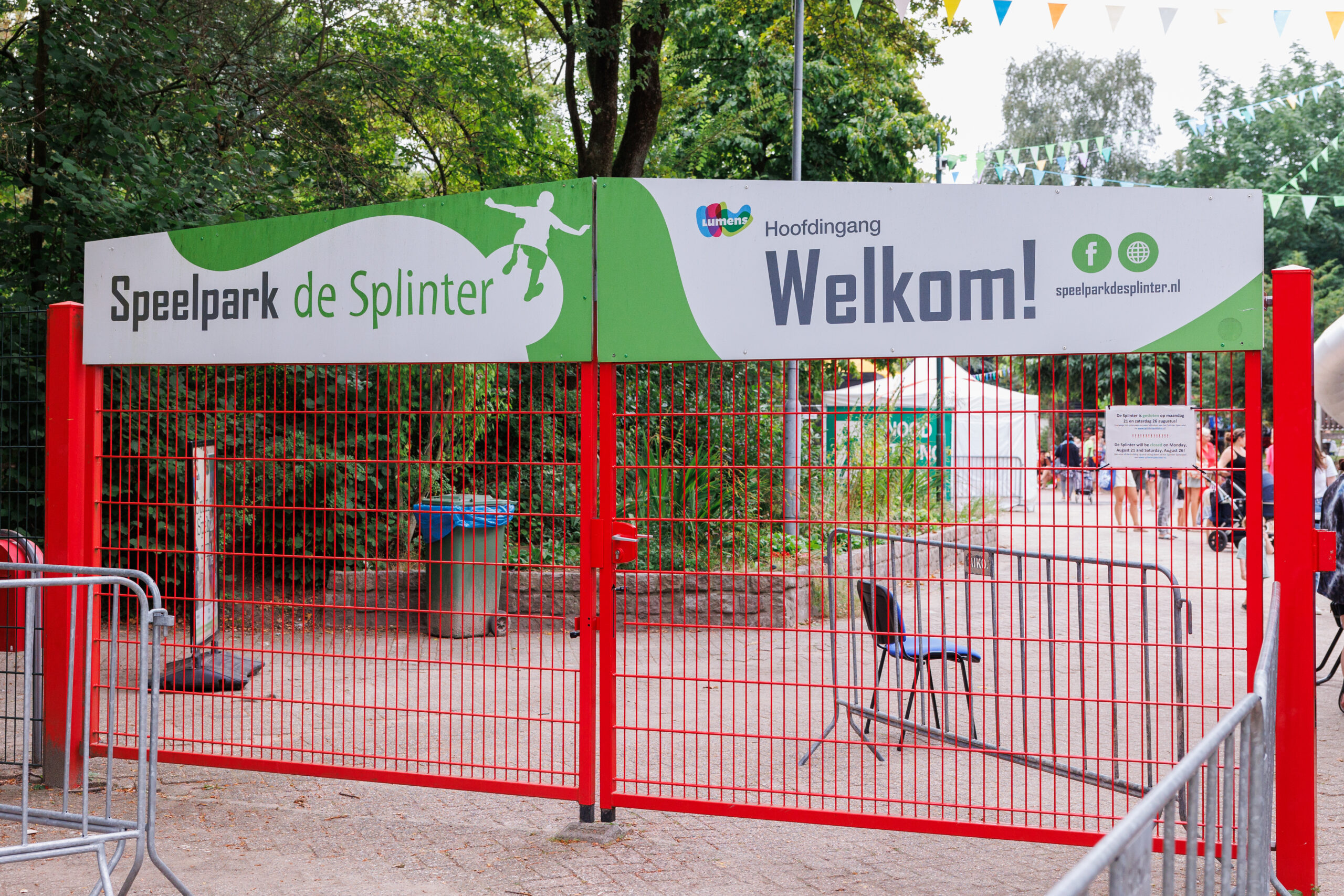 Gesloten i.v.m. opbouwen evenement